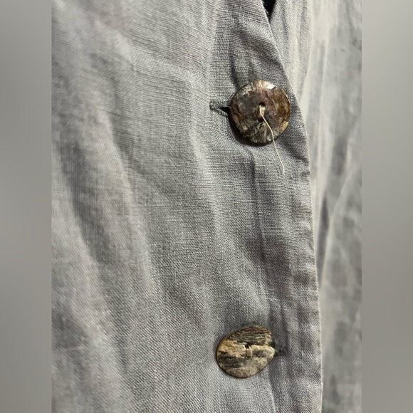 NEW condition ZARA LILLIAN GREY LINEN OVERSIZED JUMPSUIT S - Picture 7 of 12